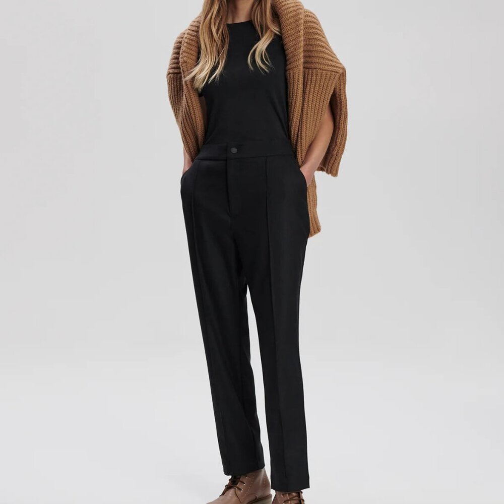 Varley Rowena Tapered-Leg Pant 27" Black Size Xs Style VAR02488